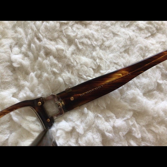 Burberry Tortoise Rectangle Frame Eyewear Made in Italy - Picture 10 of 12